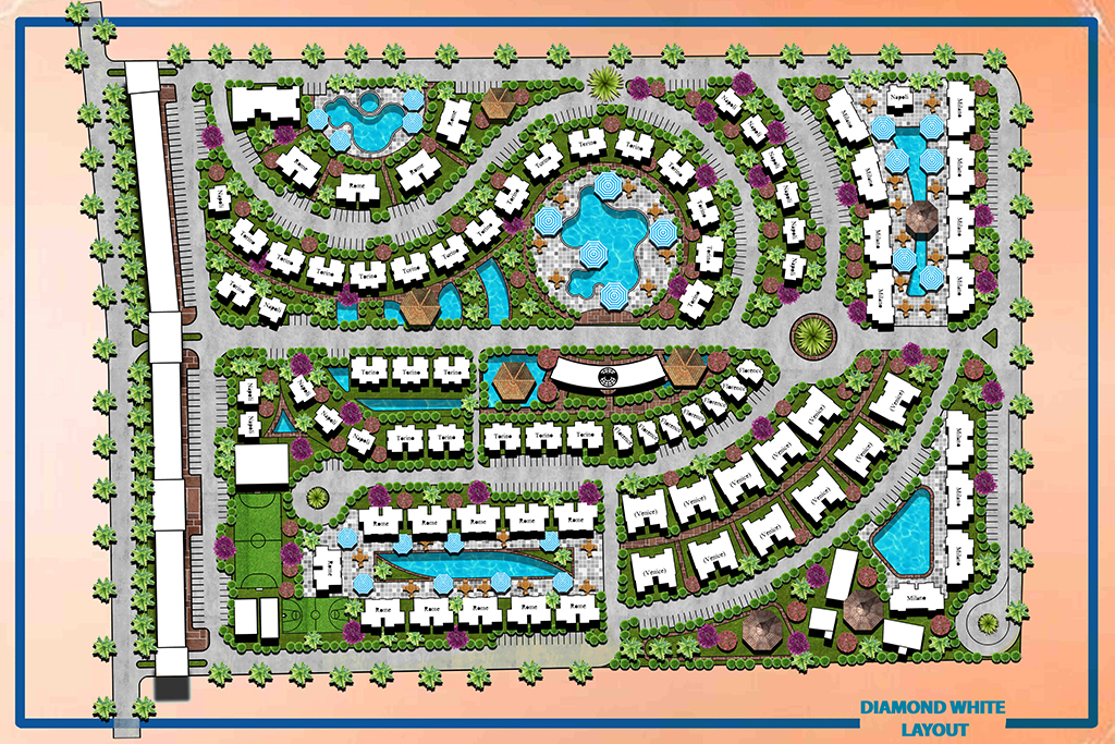 Diamond White Layout